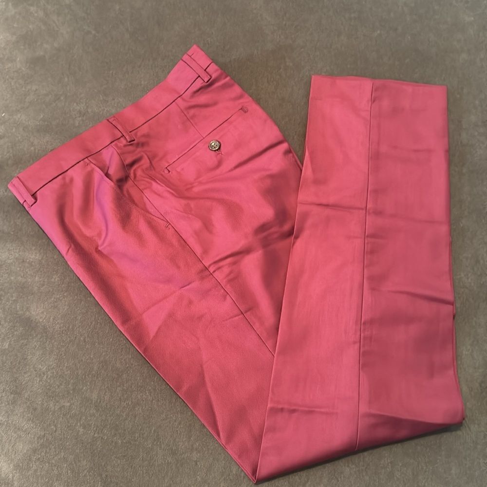 Men’s Slim Fit Double Breasted 2Piece Suit Notched Lapels Jacket 36 Pants 32 NWT - Picture 12 of 12